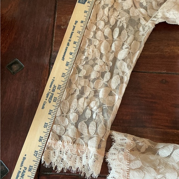 Free People Blush Floral Lace Fit & Flare Dress Size 2 Taylor Swift Worn Style - Picture 12 of 12